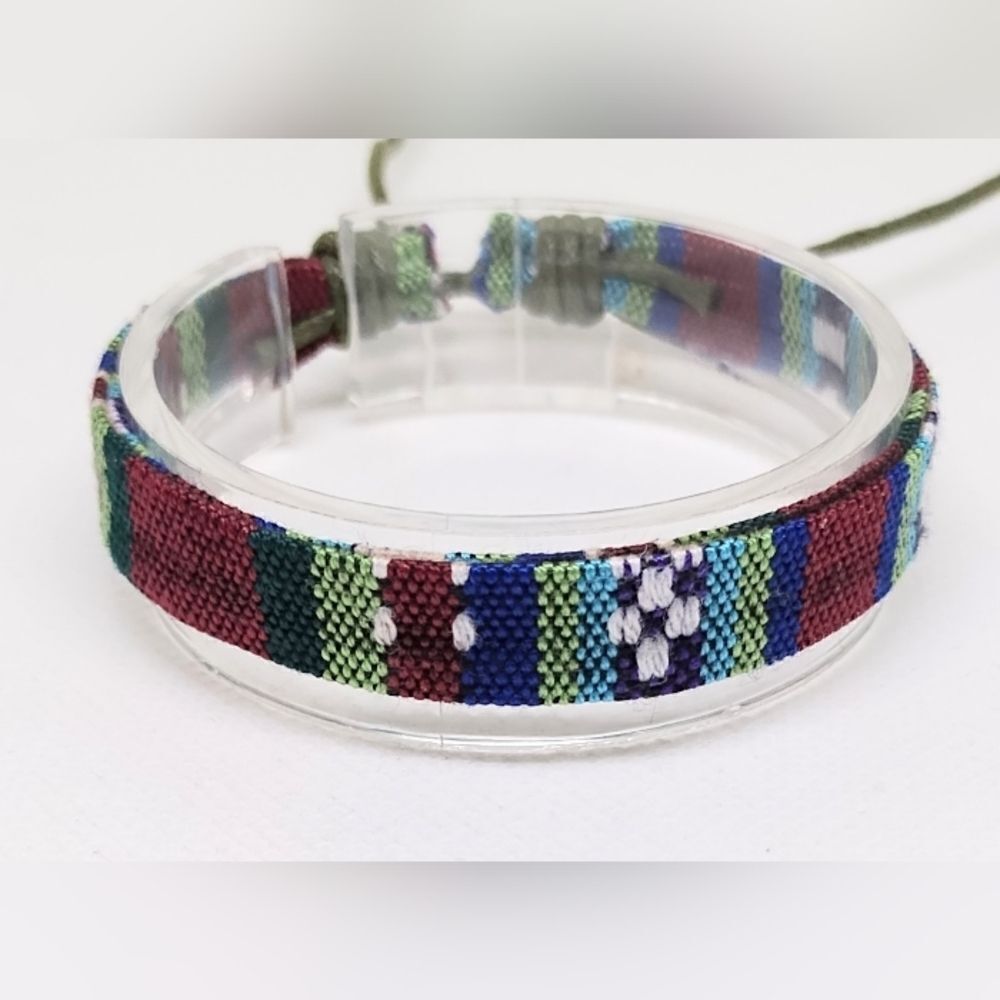 Men's bracelet striped‎ punk new e63